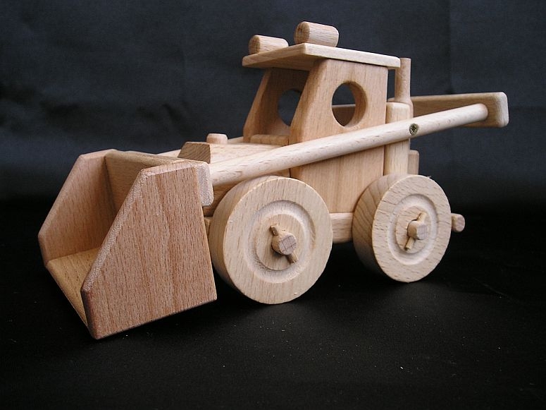 Ladowarka piasku, drewniane zabawki Drewniane zabawki