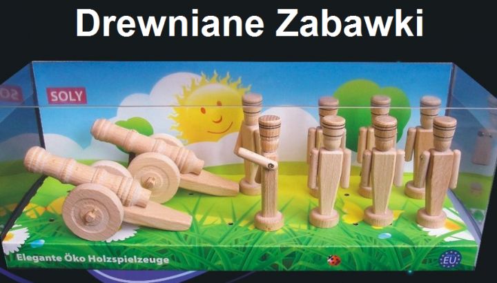 Drewniane zabawki