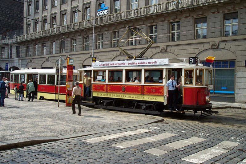 Zabytkowy tramwaj Ringhoffer z roku 1930