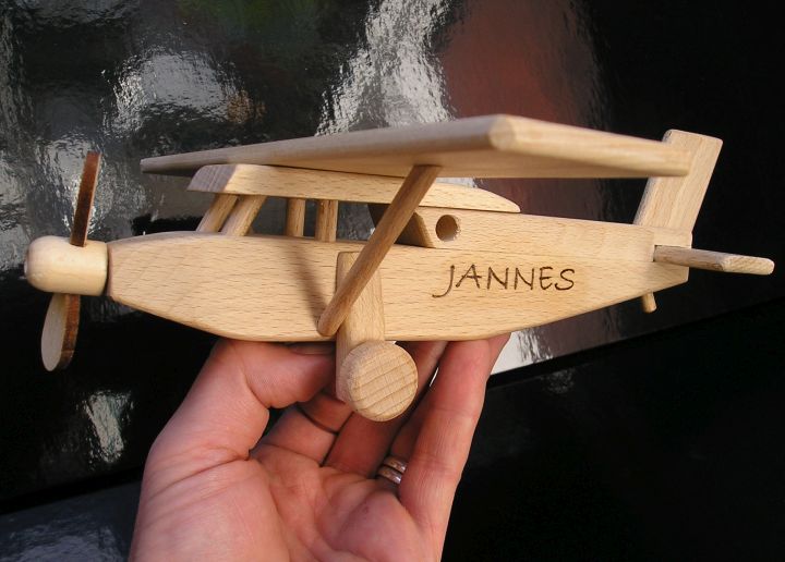 Pilatus samolot zabawka z drewnia sklep