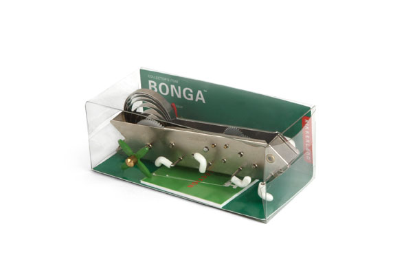 Originální panoramatické balení dárku Bonga.