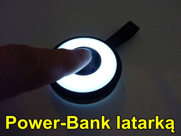 Powerbank latarka do toreb damskich