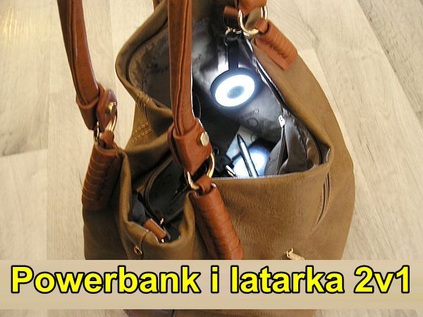 Ladowarka bateria i USB latarka