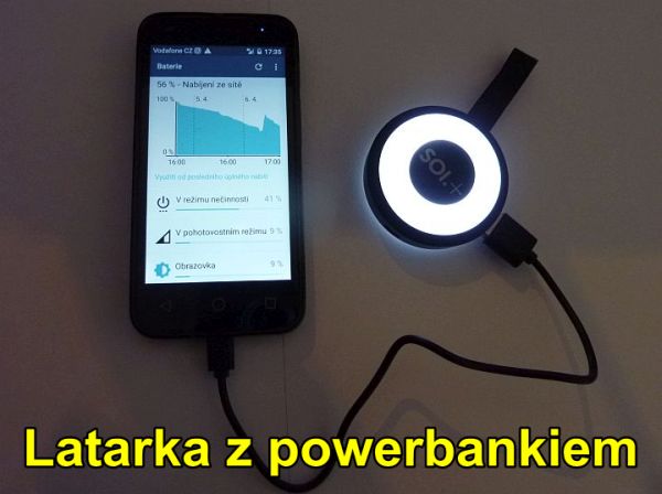 Latarka z powerbankiem do toreb damskich