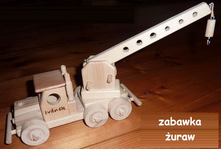 zabawka żuraw