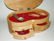 Drewniane pudełka z biżuterią Bytom 