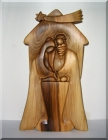 Betlejem drewniana rzeźba 