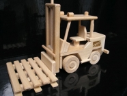 Wózki widłowe zabawki, drewniany prezenty