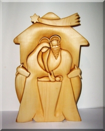  Rzeźba z drewna Betlejem 