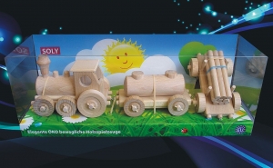 Pociąg towarowy drewniane zabawki dla dzieci