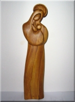 Madonna z Dzieciątkiem Jezus, rzeźby z drewna 