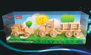 Autko i Tir ciężarówka, zabawki z drewna