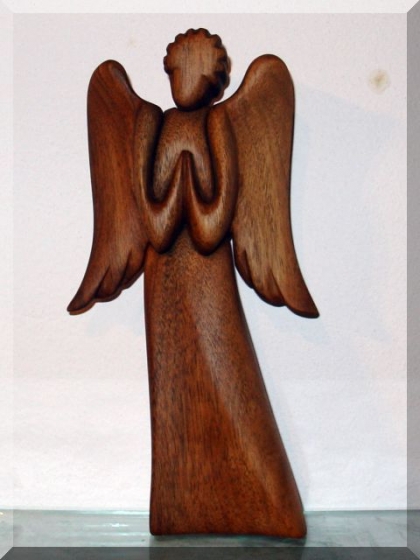 Drewniany anioł 