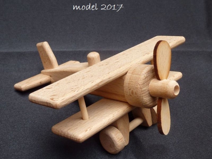 Samolot drewniana zabawka