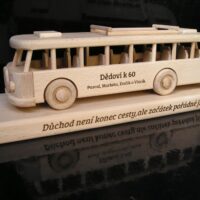 Autobus prezent z dedykacją dla kierowcy