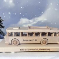 Autobus upominek z grawerem dla kierowcy