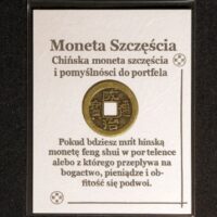 CHIŃSKA MONETA feng shui – symbol szczęścia i dobrobytu