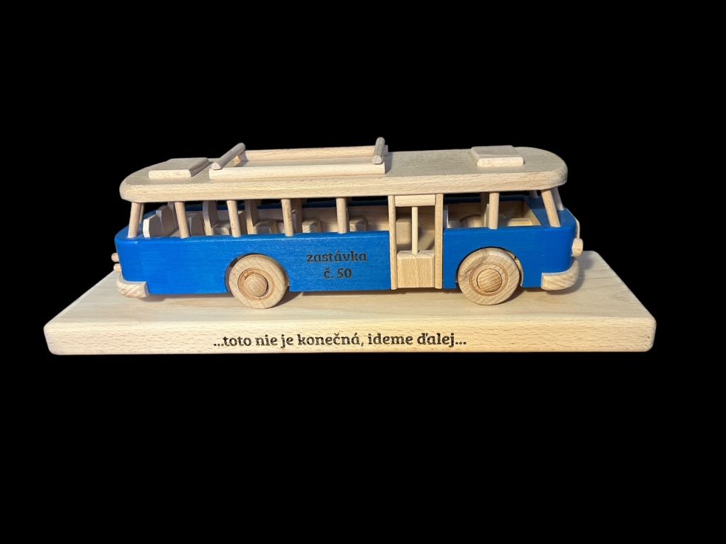 Podarunek dla kierowcy niebieskiego autobusu