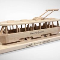 Tramwaj drewniany – prezent dla kierowcy tramwaju